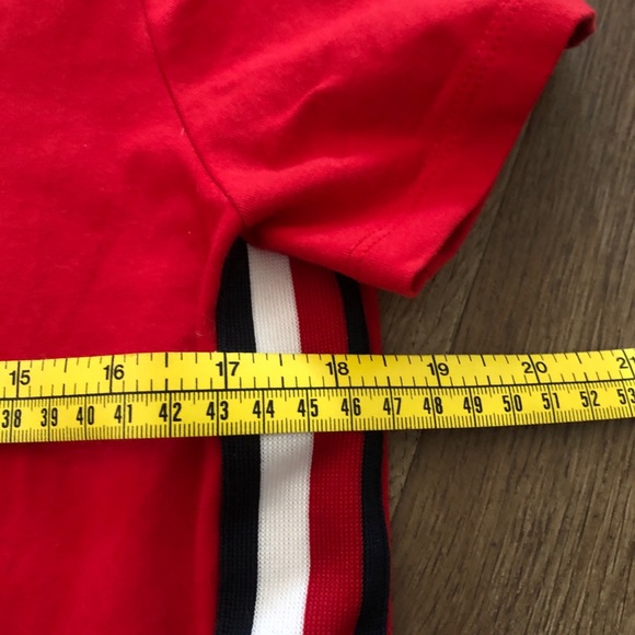 Tommy Hilfiger Womens T-Shirt Dress. Red - Picture 4 of 14